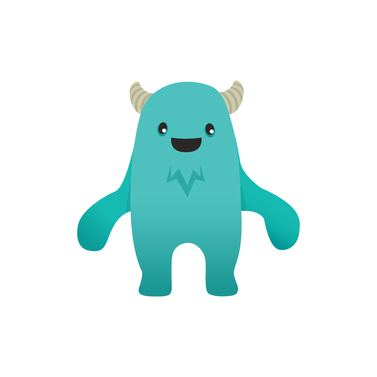 The Land Far Away mascot waving hello